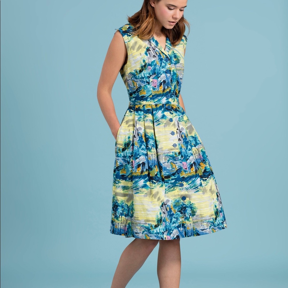 Modcloth Emily and Finn Painted Tuscan Landscape